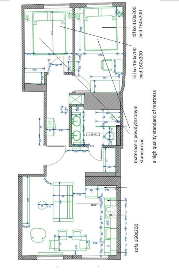 Family Luxury Nature Apartment, 1-6, 2 Sypialnie I Salon, 100M Bazylika 그단스크 외부 사진